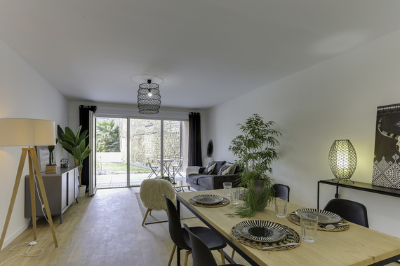 Vue intérieure appartement RDC