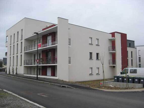 tricot - 27 logements collectifs - pace - 35 - facades arrieres