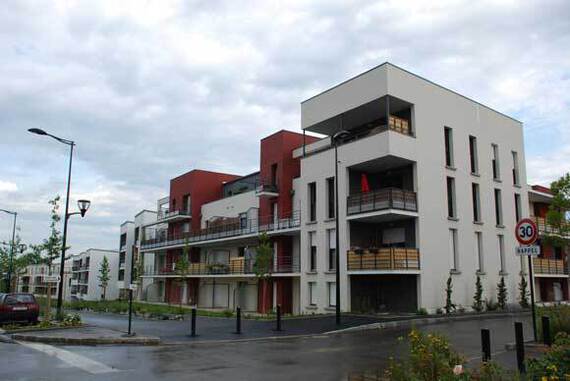 tricot - 27 logements collectifs - pace - 35 - perspective principale