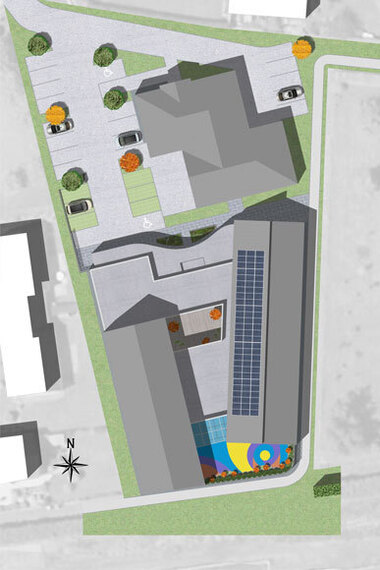 tricot-centre-socio-culturel-plan-masse-Romagné-35