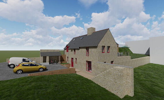 tricot-maison-individuelle-rénovation-extension-bois-pierre-rouge-fougères-35