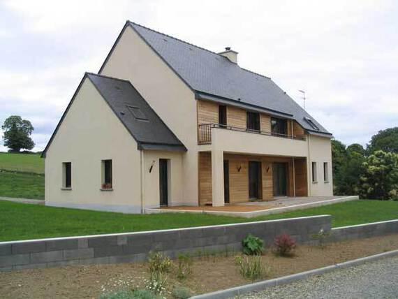 tricot - maison individuelle - lecousse - 35 - facade arriere