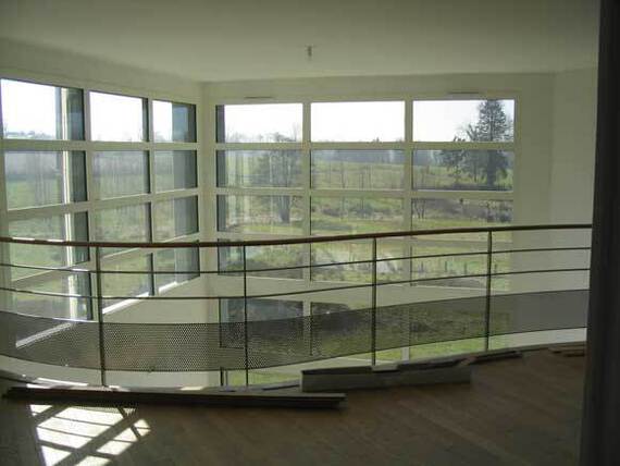 tricot-maison individuelle-st georges de reintembault-35-vue depuis la mezzanine