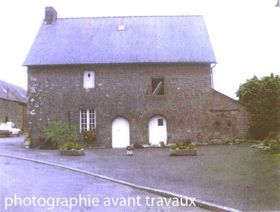 tricot-restauration d une habitation-melle-35-facade principale avant travaux