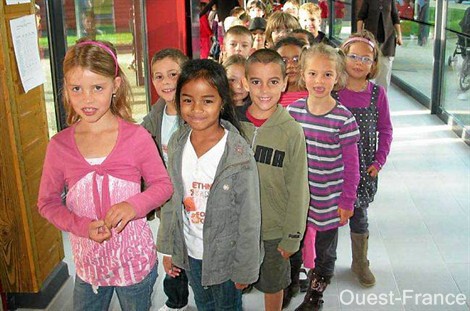 TRICOT-visite ecole enfants